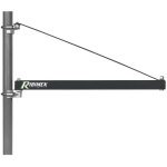 Ribitech - potence pivotante pour palan lectrique 1, 10m en acier laqu