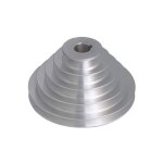 Poulie en aluminium � 5 plis - 19 mm id, 54 - 150 mm od pour courroies de distribution � courroie trap�zo�dale ...