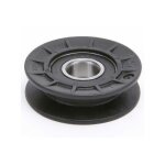 Poulie composite � 64 mm � gorge en v, vip2500 - 2. 740, larg 19 mm