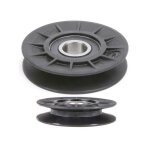 Poulie composite � 76 mm � gorge en v vip3000 - 3. 316 larg 17 mm