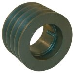 Poulie courroie trapezoidale en fonte 4 dents ( prix pour 1 )