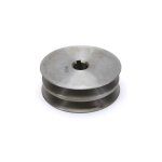 Poulie double pour bobcat / ramsomes gorge en v. n� 38232. � 87 mm. largeur 32 mm