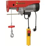 Poulie e'lectrique poulie kg 200 mt 18 - 750w palan e'lectrique avec cable et crochet en acier