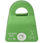 Poulie d'escalade 20kn en alliage aluminium - magn�sium, plaque lat�rale unique pour alpinisme et ski, ...