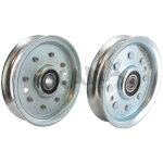 Poulie  gorge plate adaptable john deere. remplace origine am107468, am35862, am37249, am37442.