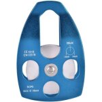 Poulie tyrolienne, 28kn poulie de poulie en alliage d'aluminium bloc de poulie � corde simple robuste ...