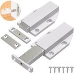 Poussoir push to open lot de 2 aimant poussoir porte placard poussoir tiroir push pull latch pour armoire ...