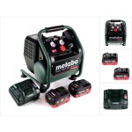 Metabo power 160 - 5 18 ltx bl of compresseur sans fil 18 v 8, 0 bar sans brosse + 2x batterie lihd 5, ... Metabo power 160 - 5 18 ltx bl of compresseur sans fil 18 v 8, 0 bar sans brosse + 2x batterie lihd 5, ...
