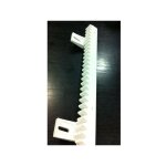 Crémaillère blanche modle 4 avec fixation basses cremaillere ame acier Crémaillère blanche modle 4 avec fixation basses cremaillere ame acier