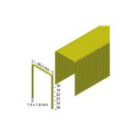 Prebena - agrafes type ws 19 mm, zingu�es - r�sin�es, cond. 10 800 pcs