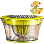 Presse - agrumes manuel multifonctionnel, presse - agrumes 4 en 1 pour oranges, citrons, taille de gravure ...