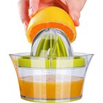 Presse - agrumes portable 4 en 1 pour orange, citron vert et citron, rape � ail / gingembre / pommes ...