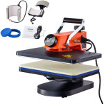 Presse a chaud 5 - en - 1 plateau 30, 5x38, 1 cm, machine de sublimation textile a 360�, presse a chaleur ...