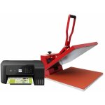 Presse  chaud pixmax 50x50cm rouge impression par transfert - imprimante  bacs encre intgr pour sublimatio ...