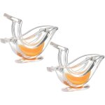 Presse citron manuel 2pcs presse - agrumes presse - citron manuel presse � main en acrylique