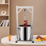 Presse - fruits presse - raisin en acier 22 l panier en acier inoxydable presse - fruits presse - baies ...