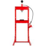 Presse hydraulique d'atelier 20t avec manom�tre, r�glable en 8 positions, hauteur de travail 1035 mm, ...