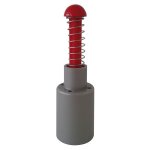Presse mottes - h15 x 4, 5cm de diam�tre.