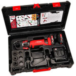 Presse � sertir �lectro - m�canique viper l2x + inserts th16 - 20 - 26 - virax - avec 2 batteries 18v ...