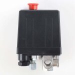 Pressostat de compresseur d'air avec 4 sorties pi�ces de compresseur de soupape de commande de pressostat, ...