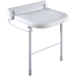 Si�ge de douche fixe relevable, avec b�quille presto 60584