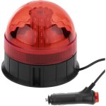 Lampe stroboscopique d'urgence rotative attache magntiquement multimode 10 v rouge - primematik