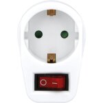 Prise pour connecter des appareils �lectriques adaptateur mural avec interrupteur tension max 250 v amp�rage ...