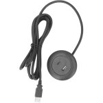 Prise de bureau rond encastr�e pour canap�s, tables et chevet - alimentation 5v int�gr�e