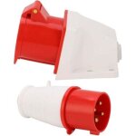 Prise de courant jeffergarden � 4 broches, connecteur industriel triphas�, kit de prise � montage en ...