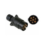 Prise 7 broches plastique ? connexion 12v / 24v pour remorque