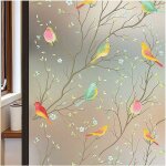 Privacy window film de verre d�poli film de vitrail film statique film autocollant non - adh�sif film ...