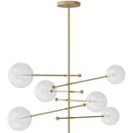 Privatefloor - lampe de plafond à boules - lampe suspendue design - blun doré Privatefloor - lampe de plafond à boules - lampe suspendue design - blun doré