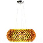 Privatefloor - lampe de plafond - lampe suspendue boules de cristal - 50cm - savoni doré Privatefloor - lampe de plafond - lampe suspendue boules de cristal - 50cm - savoni doré