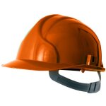 Pro et discount - lot 5 casques de chantier securite casquette protection tete travaux epi orange