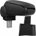 [pro. tec] accoudoir central pour seat ibiza type 6l - avec compartiment - rembourr - textile - noir ...