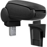 Pro. tec - accoudoir central pour seat leon 1p - avec compartiment - rembourr� - textile - noir