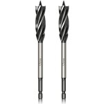 Professionnel foret � bois 17mm x 165mm x 2pcs m�che � tari�re avce auto - aliment� pointe pilote, 1 ...