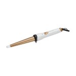 Fer  boucler conique proficare pc - hc 3049 blanc / gold - blanc / gold