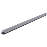 Profil de finition alu en u - 1220 mm x 3 mm nordlinger