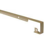 Profil de jonction en aluminium pour plan de travail - finition bord a bord bois clair montage facile ...
