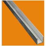 Le roi du fer - profil� aluminium u 6060 brut - 4 metres, dimension - 20 x 20 x 20 mm, epaisseur 2 mm ...