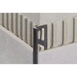 Profil� de finition d�coratif jolly - ts - coloris : gris pierre - longueur: 2, 5 m - hauteur: 12, 5 ...