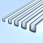 Profil� de protection des bords en pvc transparent, flexible protection de bord en u pour b�b�, 300cm ...