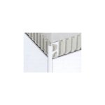 Profil pvc quart de rond pour revtement muraux rondec pro - pvc blanc brillant - hauteur 8 mm - barre ...