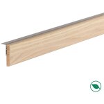 Profil� de transition r�novation d'escalier stratifi� ch�ne clair 1300 x 56 x 12 mm - pefc 70%