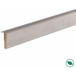 Profil de transition rnovation d'escalier stratifi light grey 1300 x 56 x 12 mm - pefc 70%
