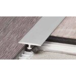 Schluter ? profil� de finition sol et mur en aluminium anodis� bross� ? longueur 2, 5 m ? pour rev�tements ...