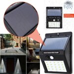 Projecteur 25 led avec panneau solaire rechargeable et détecteur de mouvement externe Projecteur 25 led avec panneau solaire rechargeable et détecteur de mouvement externe