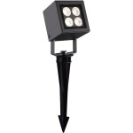 Dopo - projecteurs / projecteur base / piquet tilt barni ip65 led smd 8w 650lm(430lm) cri80 3000k 28� ...