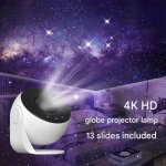 Projecteur d'�toiles galaxie avec 13 diapositives hd, lampe plan�tarium pour chambre et salon, d�coration ...